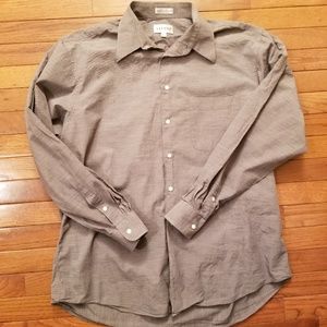 Alfani Dark Grey Button Down Dress Shirt